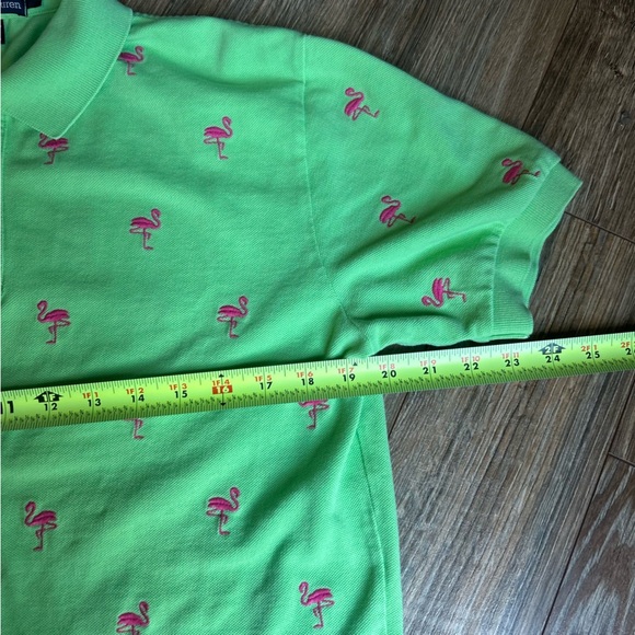Vintage 90’s Polo Ralph Lauren With Flamingo Embroidered Birds Classic Men’s S - Picture 3 of 6